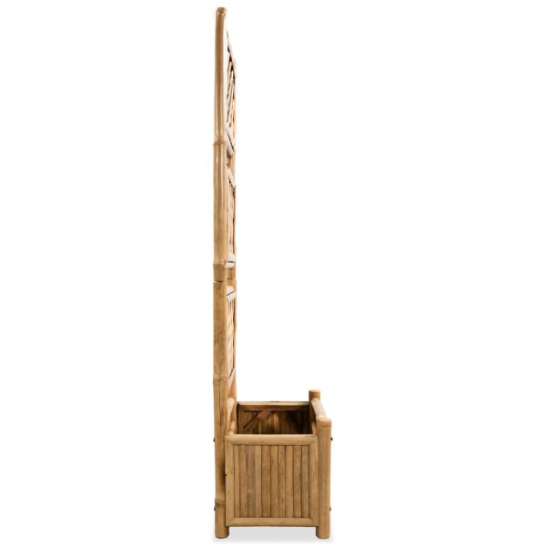 Floreira de jardim com treliça bambu 40 cm - Image 3