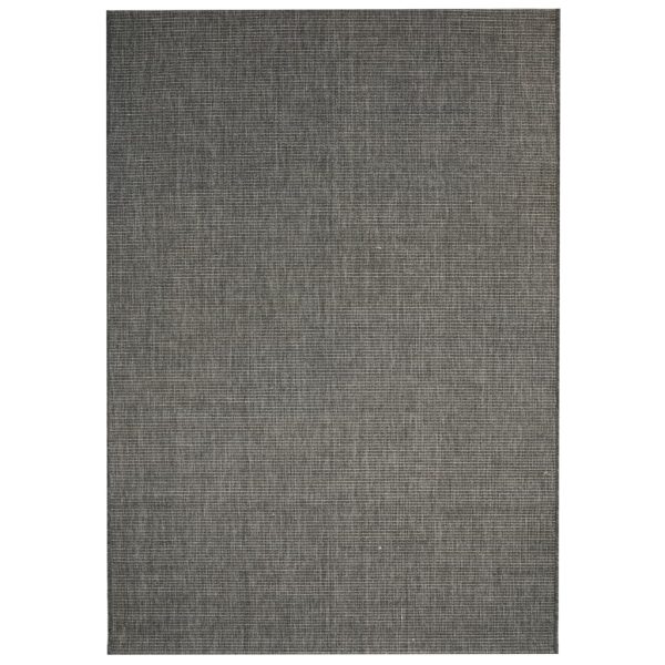vidaXL Tapete divisão sisal interior/exterior 80x150cm cinzento escuro