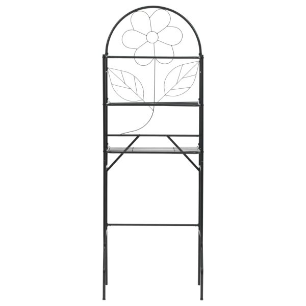 Toalheiro preto 60x33x174 cm - Image 2