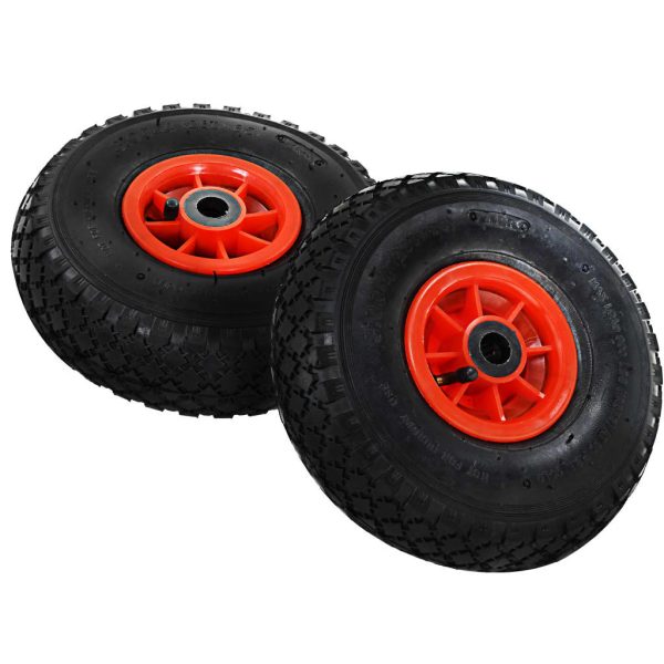 Rodas p/ carrinho de carga manual 2 pcs borracha 3.00-4 - Image 2