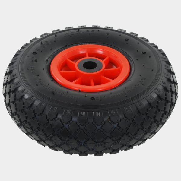Rodas p/ carrinho de carga manual 2 pcs borracha 3.00-4 - Image 3
