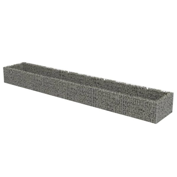 Canteiro elevado/cesto gabião 540x90x50 cm aço galvanizado - Image 2
