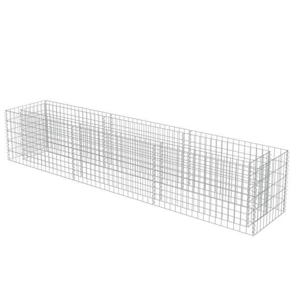Canteiro elevado/cesto gabião 270x50x50 cm aço galvanizado - Image 3