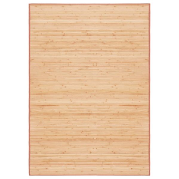 Tapete de bambu 120x180 cm castanho