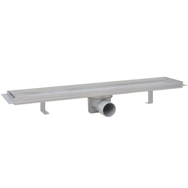 Dreno de chuveiro linear 2 pcs 630x140 mm aço inoxidável - Image 3