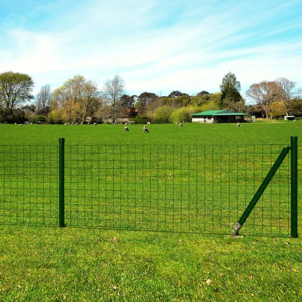 Cerca 10 x 0,8 m aço verde