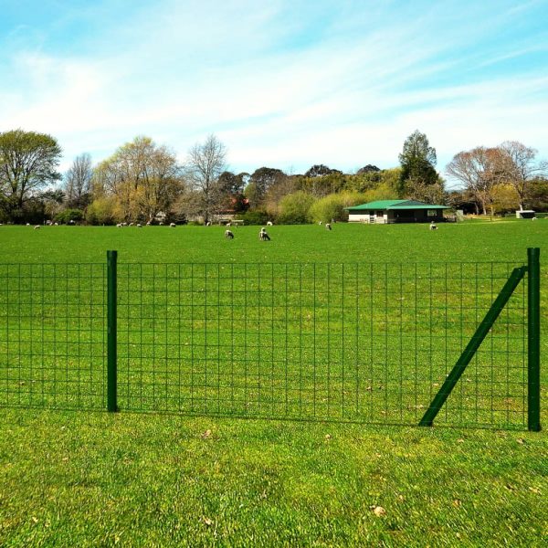 Cerca 25 x 0,8 m aço verde