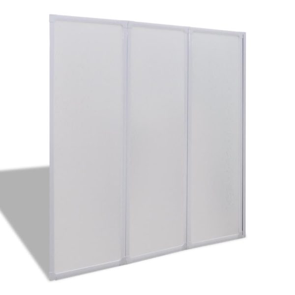 Divisória para Duche, 3 Painéis, Dobrável, 117 x 120 cm - Image 2