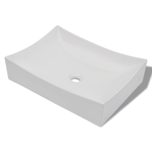 Selha de Porcelana Cerâmica Cuvete Branca com Alto Brilho - Image 2