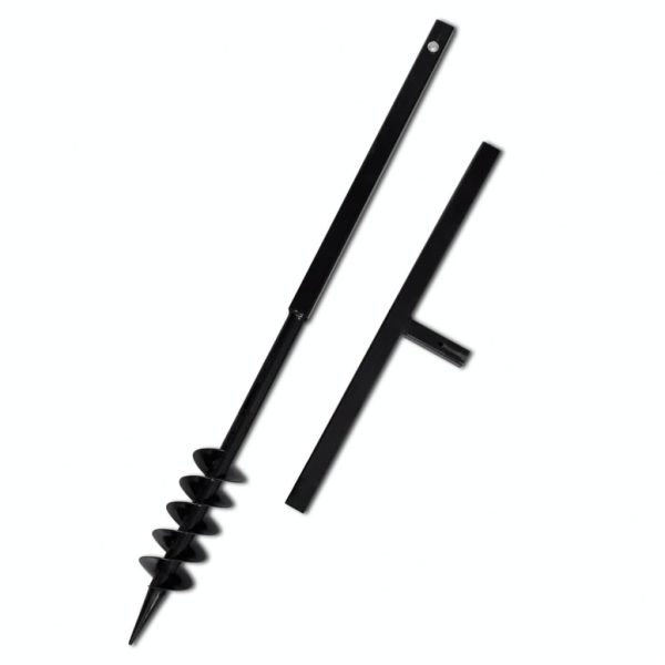 Broca de solo manual 80 mm com tubo de prolongamento 13 m aço - Image 2