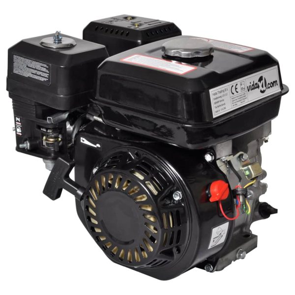 Motor a gasolina 6,5 CV 4,8 kW preto