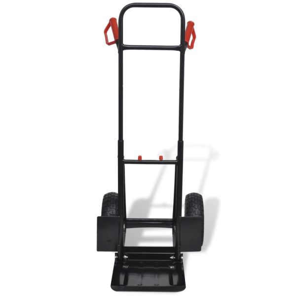 Carrinho de Metal com Função Telescópica  - Preto e Vermelho - Image 3