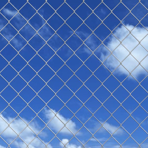 Cerca de arame com postes 15x0,8 m aço galvanizado prateado - Image 2