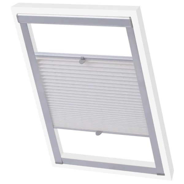 Persianas plissadas branco 206