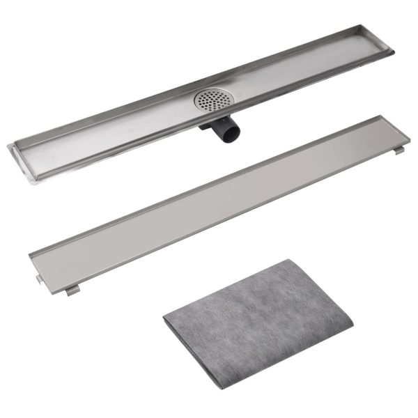 Dreno de chuveiro linear 930x140 mm aço inoxidável - Image 3