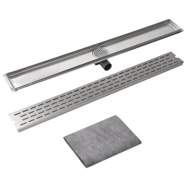 Dreno de chuveiro linear linhas 1030x140 mm aço inoxidável - Image 3