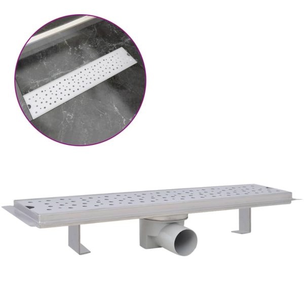 Dreno de chuveiro linear bolhas 530x140 mm aço inoxidável - Image 2