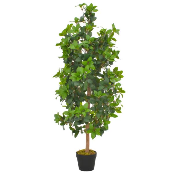 Planta loureiro artificial com vaso 120 cm verde