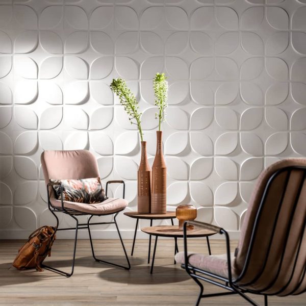 WallArt 24 pcs painéis de parede 3D GA-WA06 efeito varrimentos