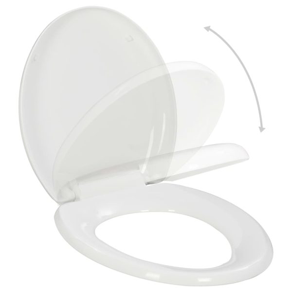 Tampo de sanita fecho suave com design remoção rápida branco - Image 2