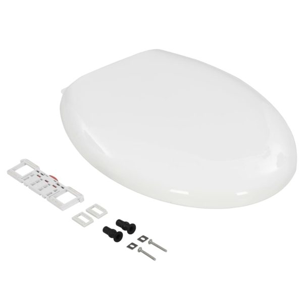 Tampo de sanita fecho suave com design remoção rápida branco - Image 3