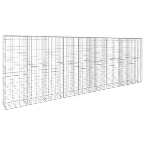 Muro gabião com tampa 600x50x200 cm aço galvanizado - Image 2
