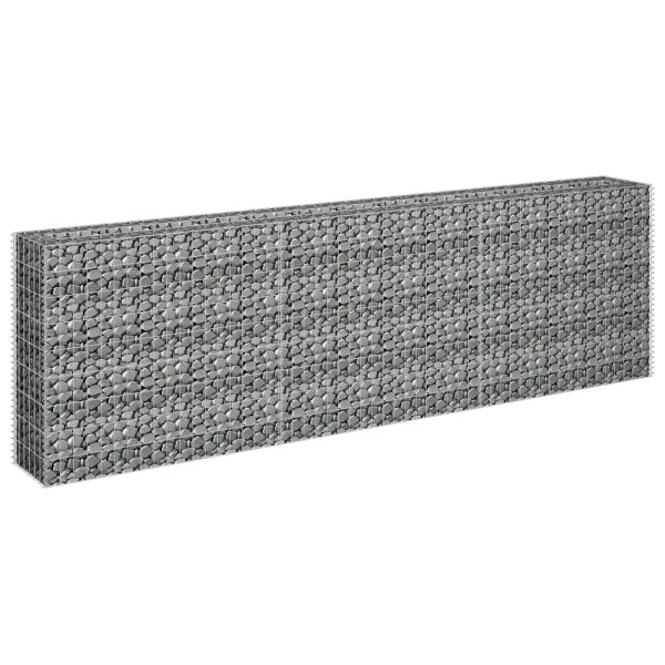 Canteiro elevado/cesto gabião 270x30x90 cm aço galvanizado - Image 3