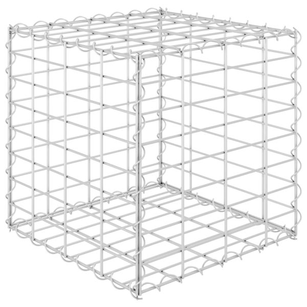 Canteiro elevado/cubo gabião 40x40x40 cm cm fio de aço - Image 2