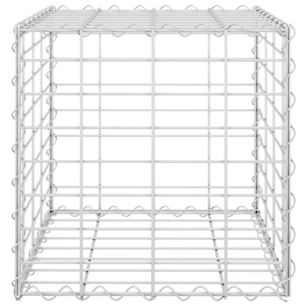 Canteiro elevado/cubo gabião 40x40x40 cm cm fio de aço - Image 3