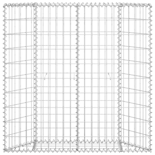 Canteiro elevado/cesto gabião trapézio 100x20x100cm aço galvan. - Image 3