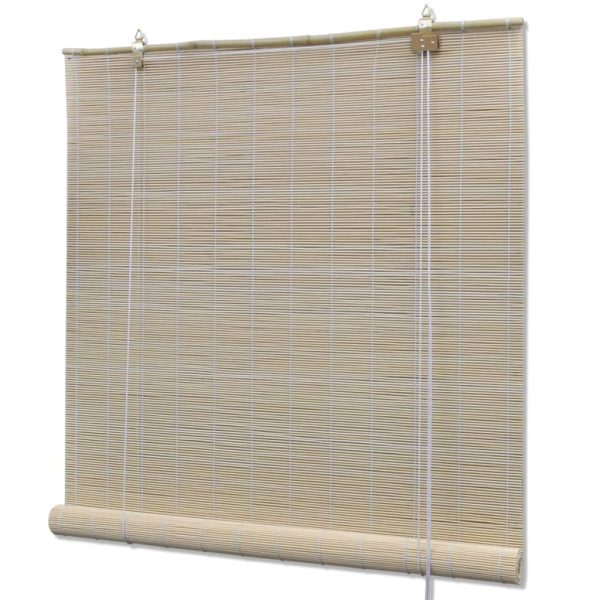 Estores de rolo em bambu natural 4 pcs 120x160 cm - Image 2