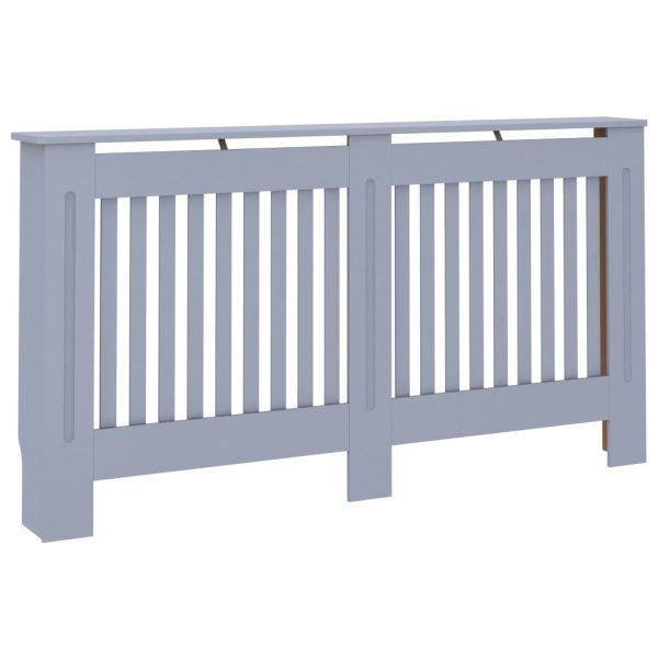 Cobertura de radiador 152x19x81 cm MDF antracite - Image 2