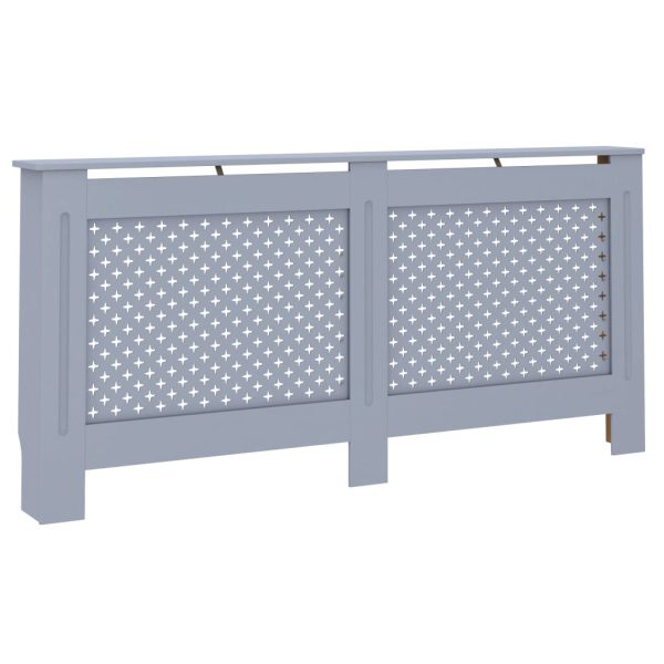 Cobertura de radiador 172x19x81 cm MDF antracite - Image 2