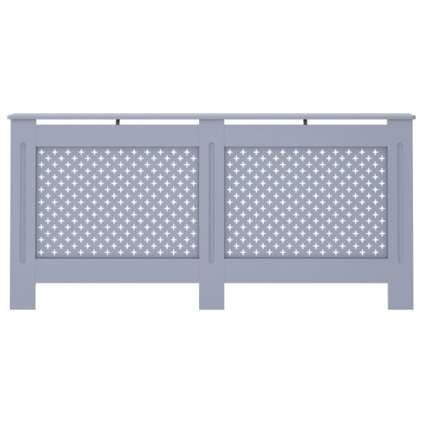 Cobertura de radiador 172x19x81 cm MDF antracite - Image 3