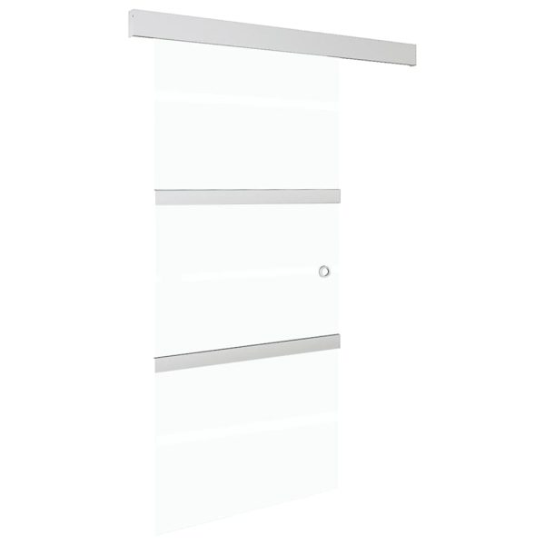 Porta deslizante batente suave vidro ESG/alumínio 90x205 cm - Image 2