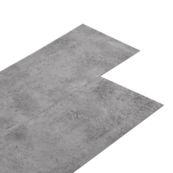 Tábuas soalho não-autoadesivas PVC 4,46 m² 3mm castanho cimento - Image 2