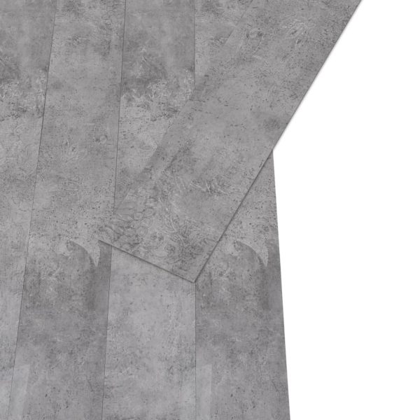 Tábuas soalho não-autoadesivas PVC 4,46 m² 3mm castanho cimento - Image 3