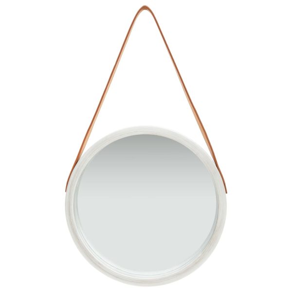 Espelho de parede com alça 40 cm prateado - Image 2