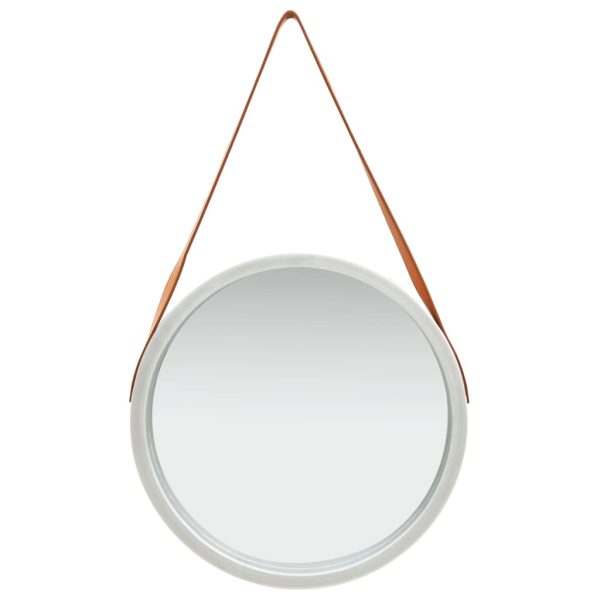 Espelho de parede com alça 50 cm prateado - Image 2