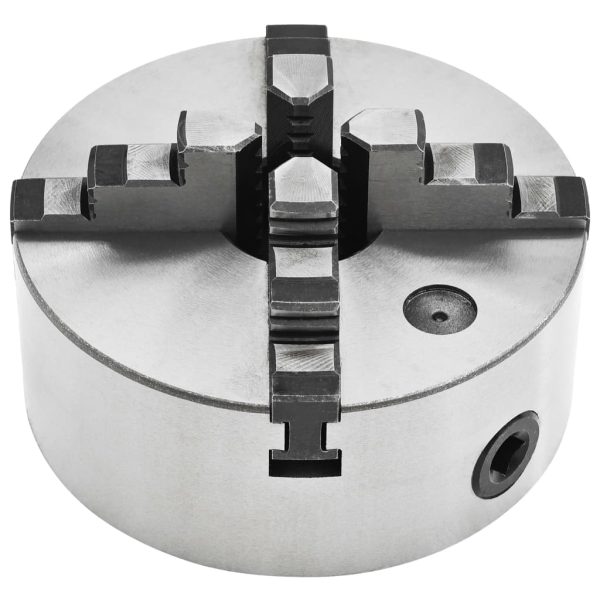 Bucha de torno autocentrante com 4 grampos 160 mm aço - Image 3