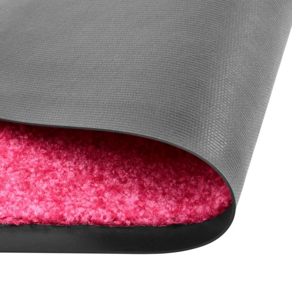 Tapete de porta lavável 60x90 cm rosa - Image 2
