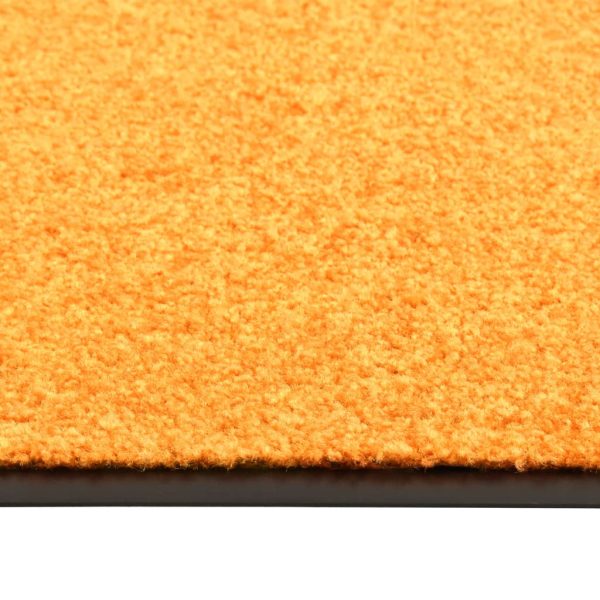 Tapete de porta lavável 60x90 cm laranja - Image 3