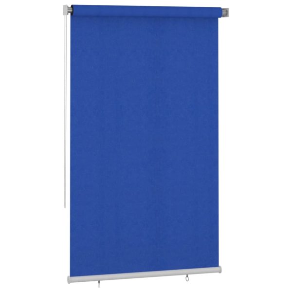 Estore de rolo para exterior PEAD 140x230 cm azul