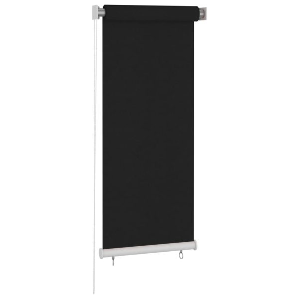 Estore de rolo para exterior 60x140 cm preto