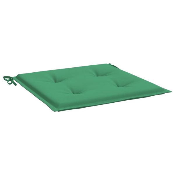 Almofadões p/ cadeiras jardim 6pcs 40x40x3 cm oxford verde - Image 2