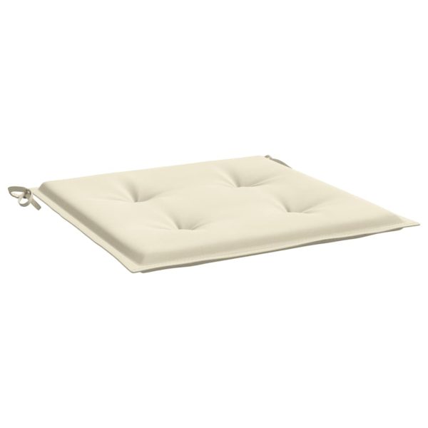 Almofadões p/ cadeiras de jardim 6 pcs tecido oxford creme - Image 2