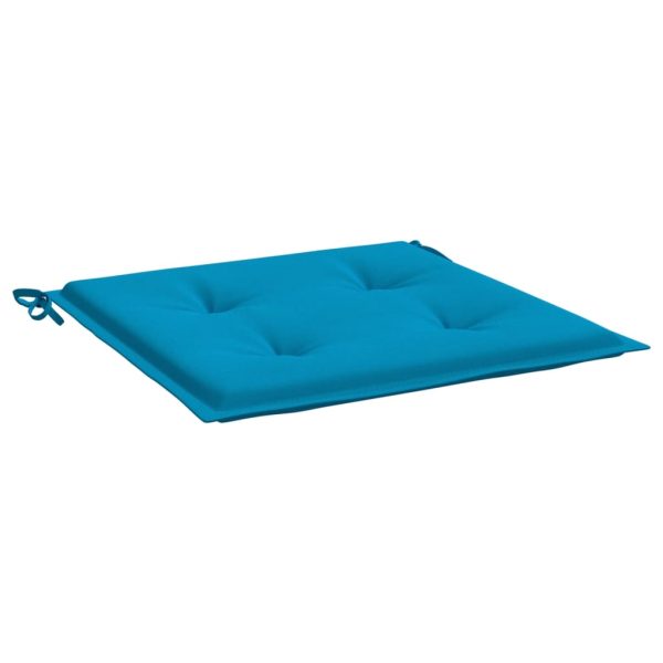 Almofadões p/ cadeiras de jardim 4 pcs tecido oxford azul - Image 2