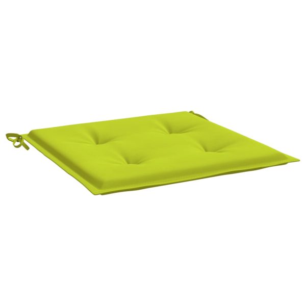 Almofadões cadeiras jardim 4pcs tecido oxford verde brilhante - Image 2