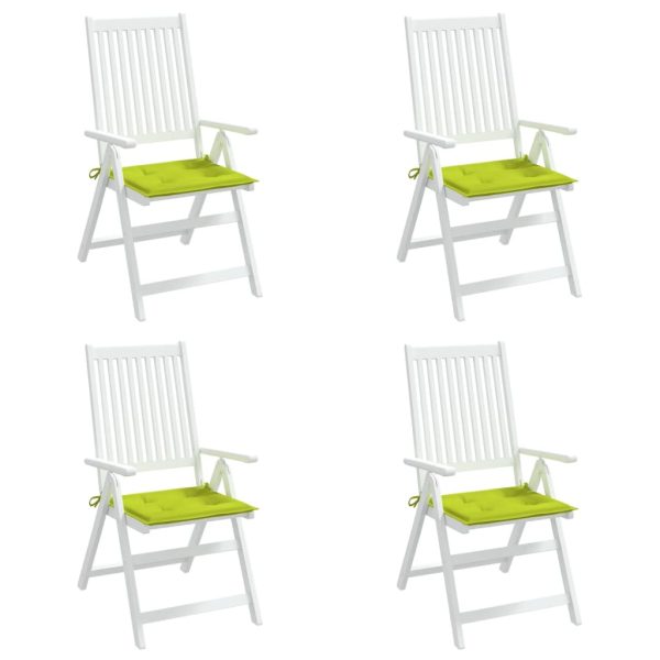 Almofadões cadeiras jardim 4pcs tecido oxford verde brilhante - Image 3