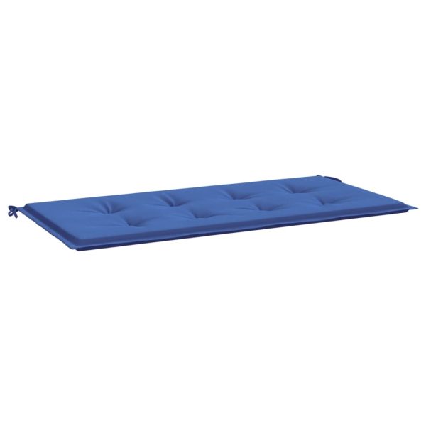 Almofadão p/ banco de jardim 100x50x3cm tecido oxford azul real